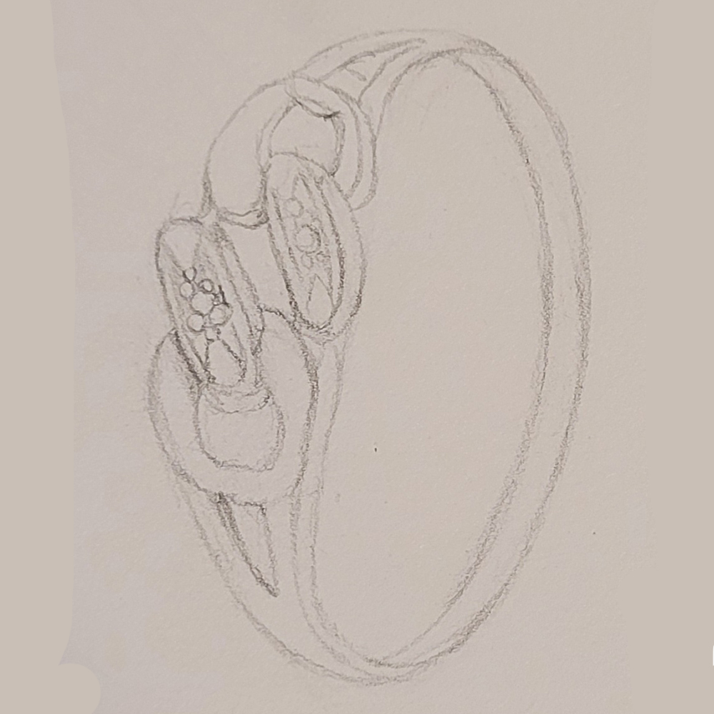 Dessin d'une capsule de bière
